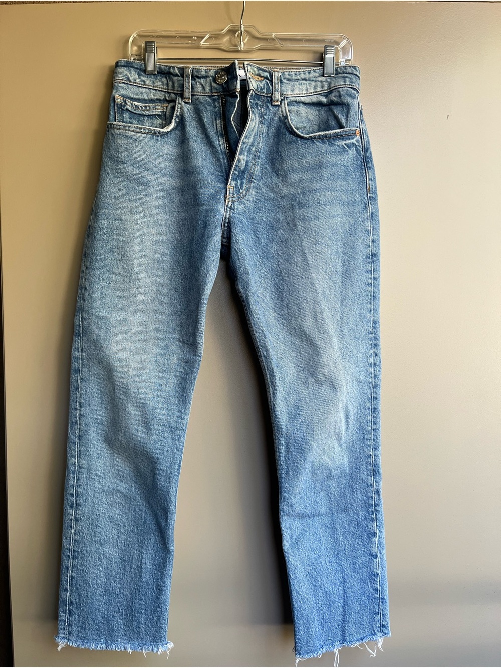 Zara Women’s Straight Jeans Crop sz 6